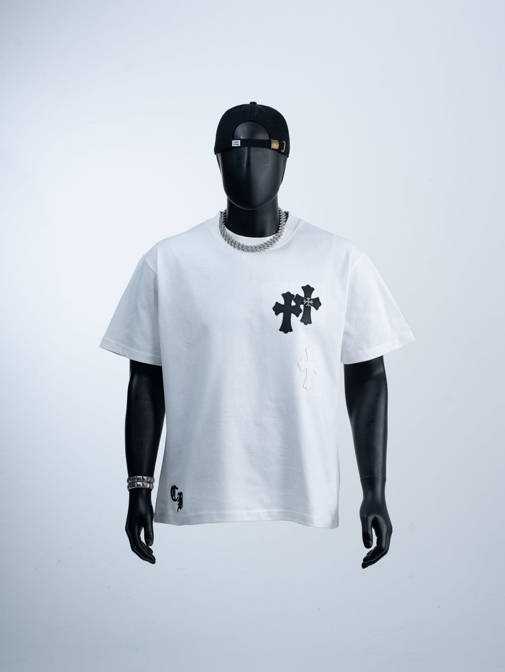 Chrome Hearts Contrast Cross Applique T-Shirt — hero