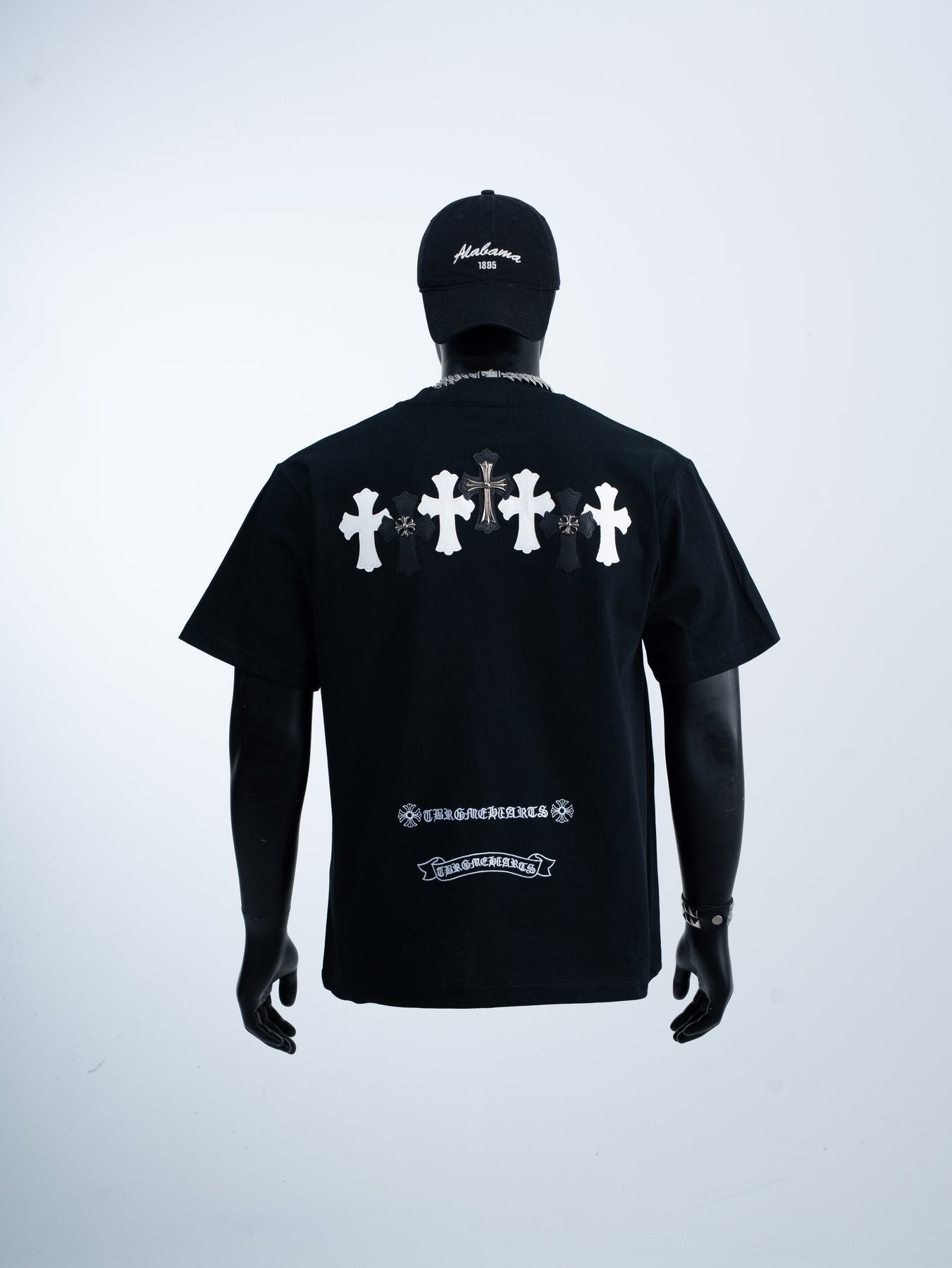 Chrome Hearts Contrast Cross Applique T-Shirt — back