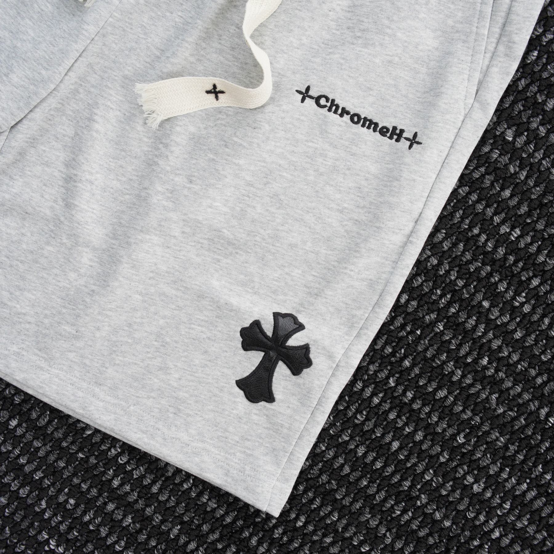 Chrome Hearts Cross Patch Drawstring Shorts — detail