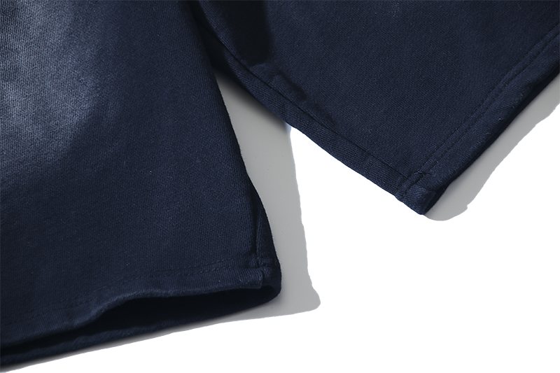 Hellstar Washed Black Lightning Graphic Shorts — detail