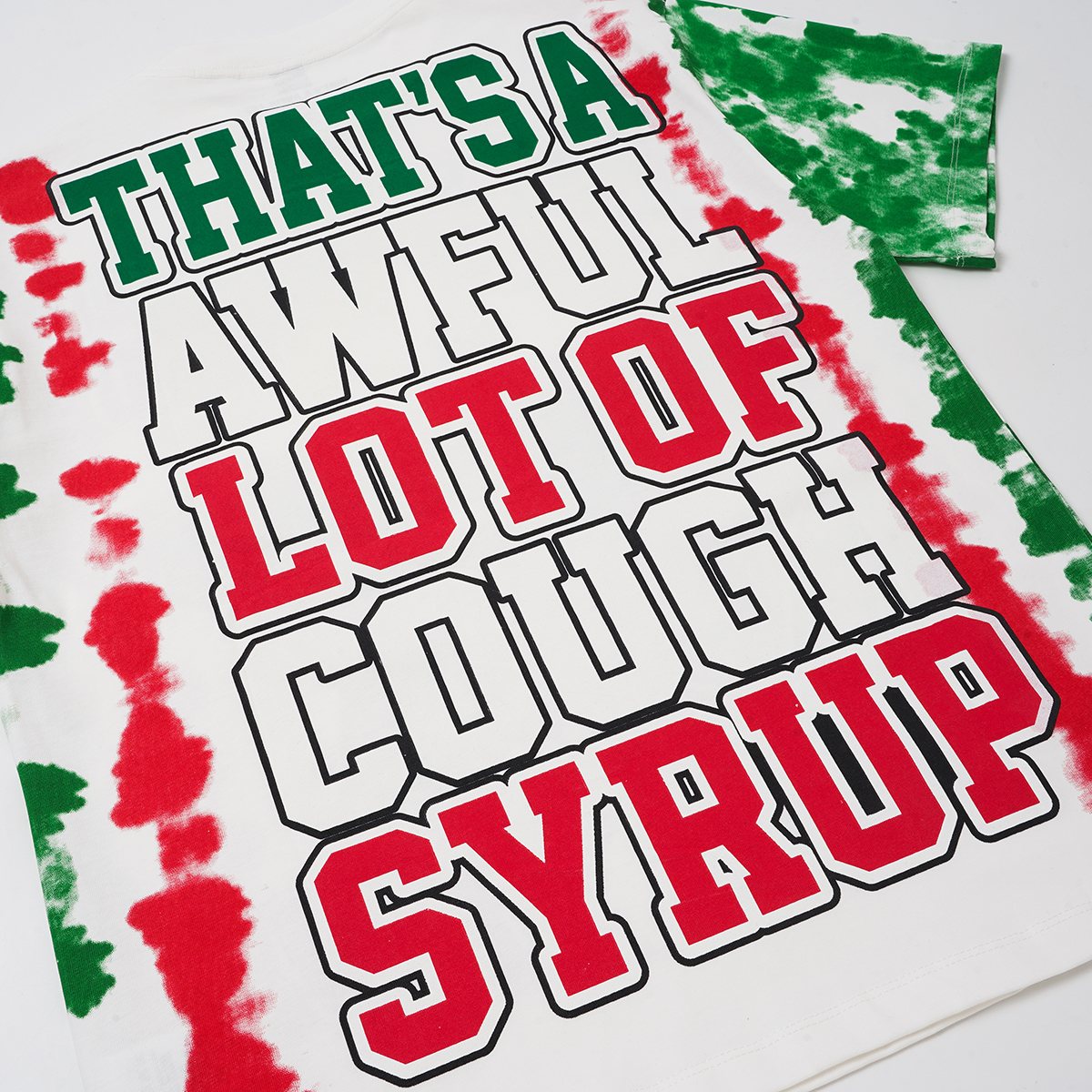 THAT'S A AWFUL LOT OF COUGH SYRUP Cowgirl Graphic Short-Sleeve Set — detail