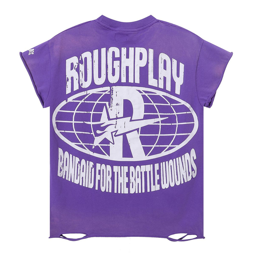 Rough Play Chainsaw Graphic Sleeveless T-Shirt — back