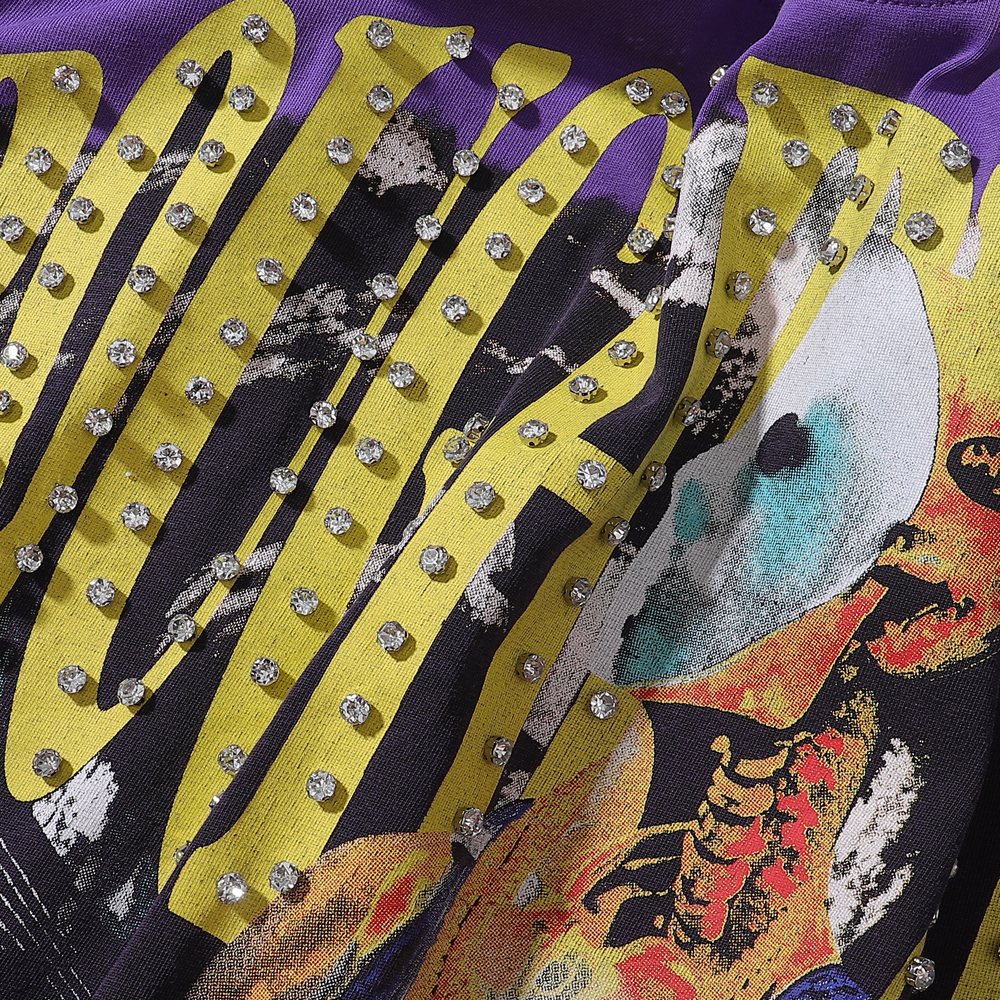 Rough Play Chainsaw Graphic Sleeveless T-Shirt — detail