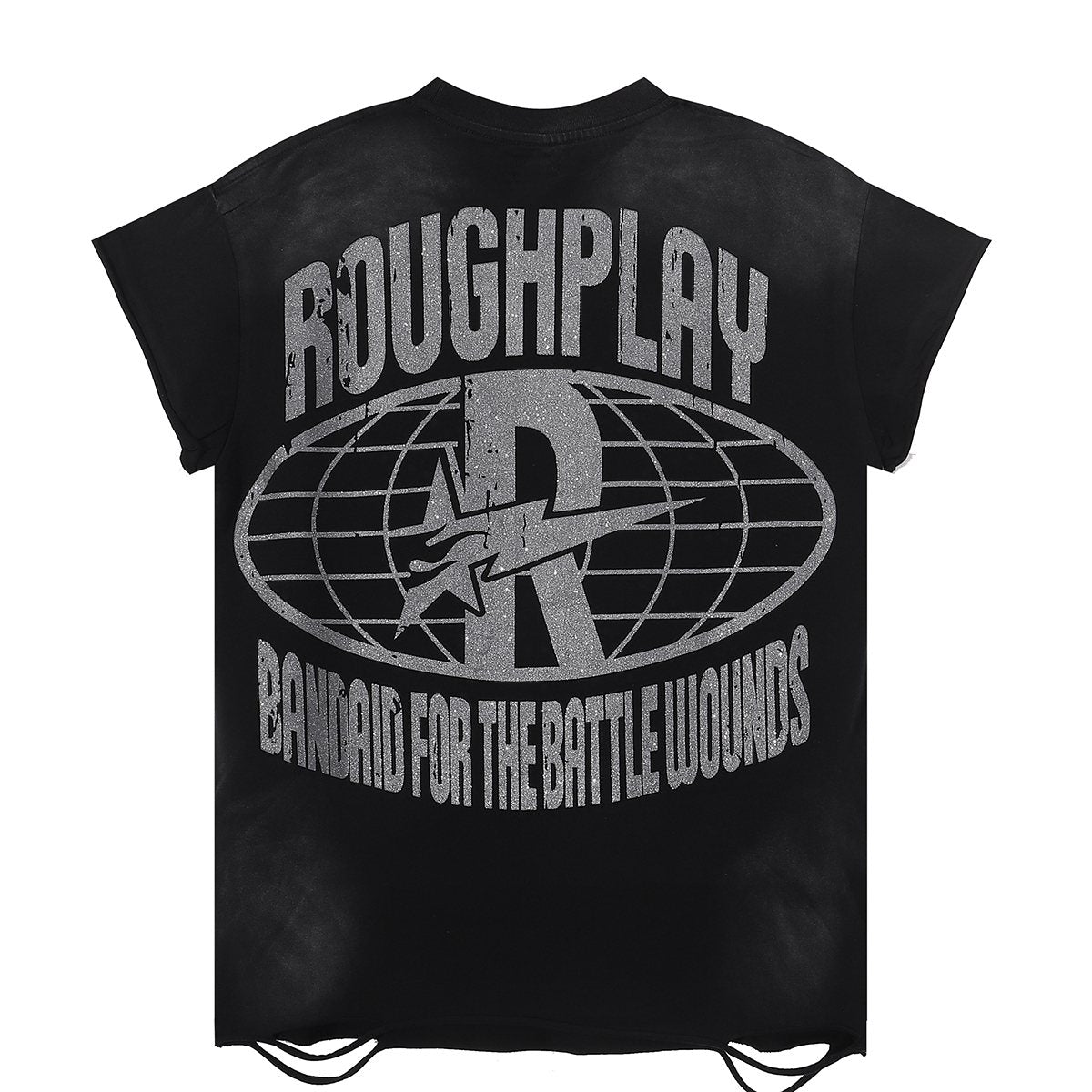 Rough Play Sunkiss Battle Graphic Sleeveless T-Shirt — back