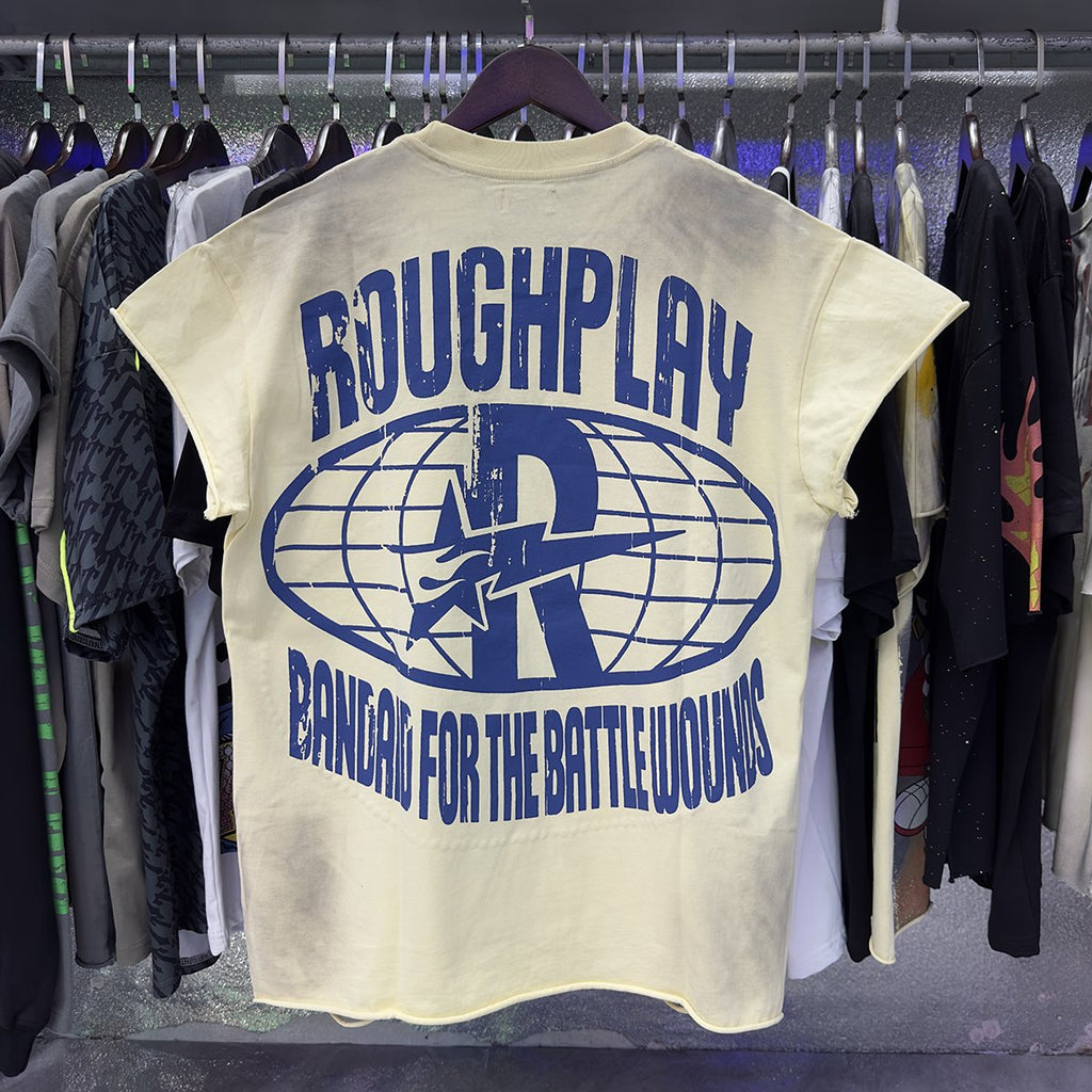Rough Play SoleBoy Rhinestone Sleeveless T-Shirt — context