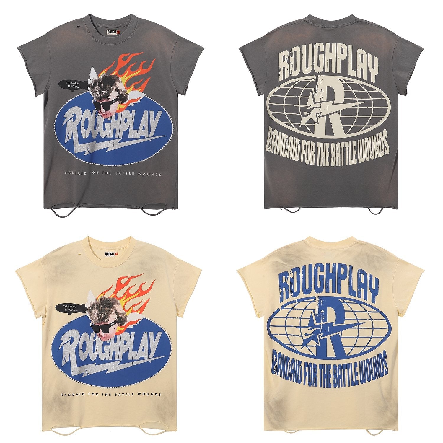 Rough Play SoleBoy Rhinestone Sleeveless T-Shirt — comparison