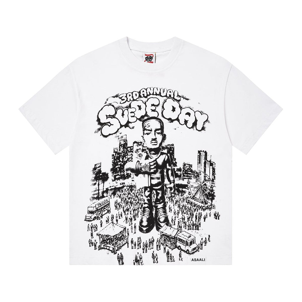 ASAALL Illustrated Front Graphic T-Shirt — hero