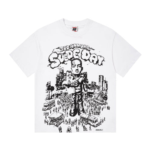 ASAALL Illustrated Front Graphic T-Shirt — hero