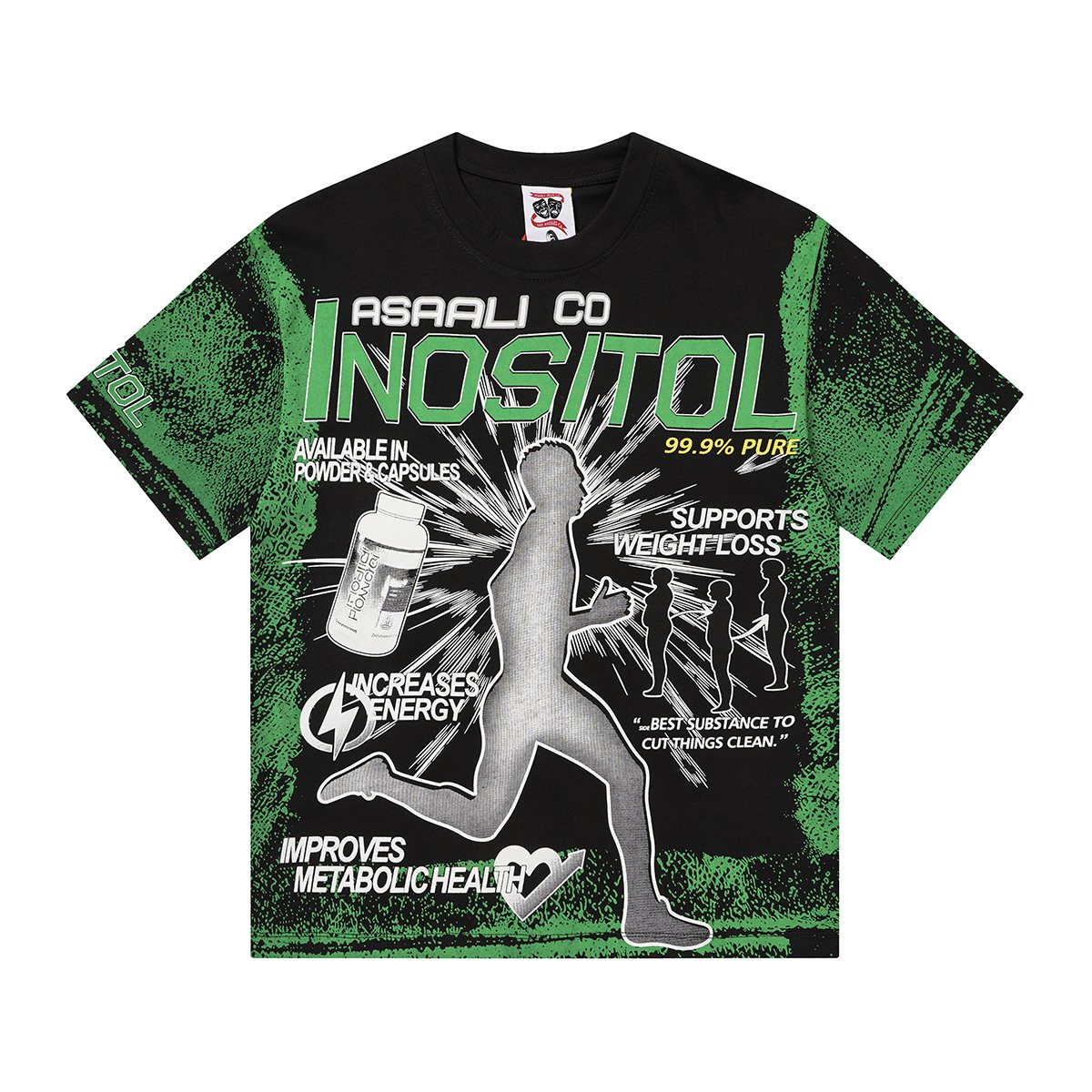ASAALL Inositol Allover Graphic Short-Sleeve T-Shirt — hero