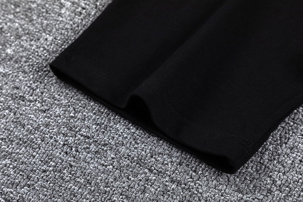 GUAPI Blue Graphic Short-Sleeve T-Shirt — fabric_closeup