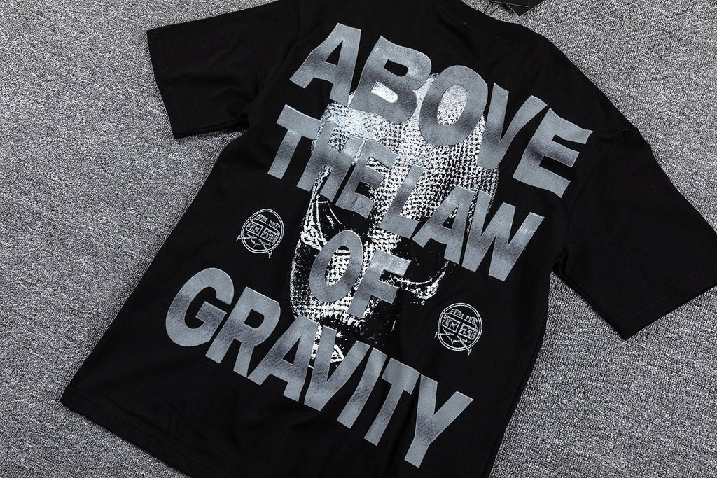 GlazingD Above the Law of Gravity Graphic T-Shirt — detail