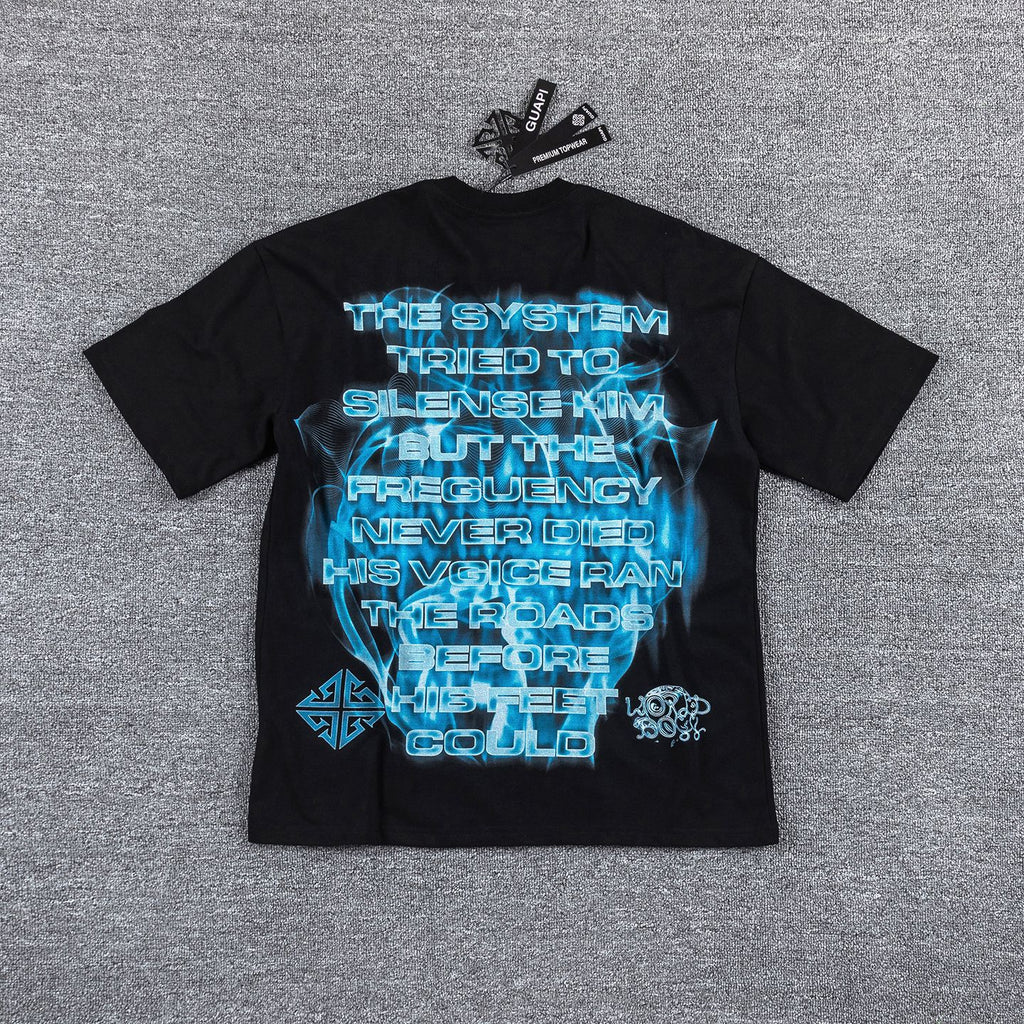 GUAPI Return of the Void Skull Graphic T-Shirt — back