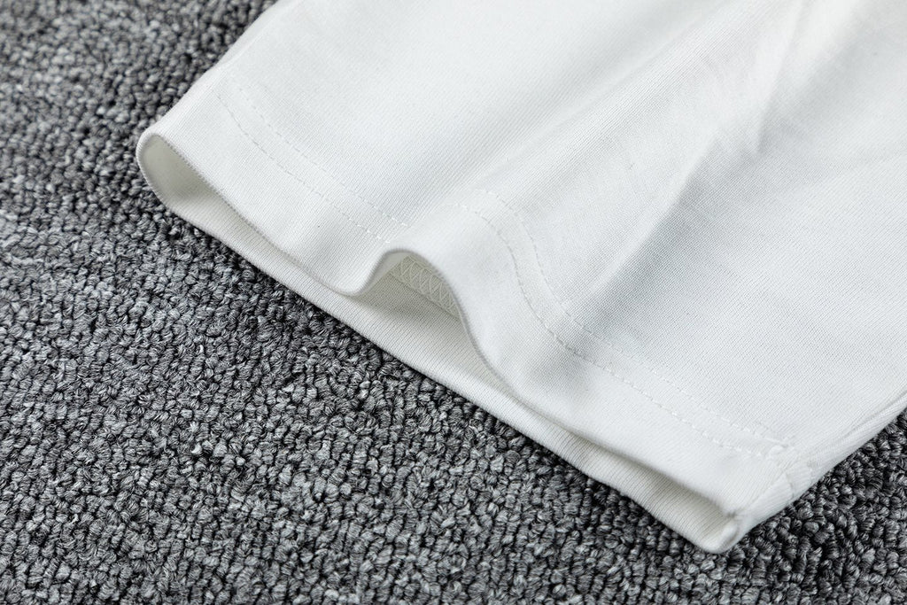 GUAPI Racing Geometric Short-Sleeve T-Shirt — fabric_closeup