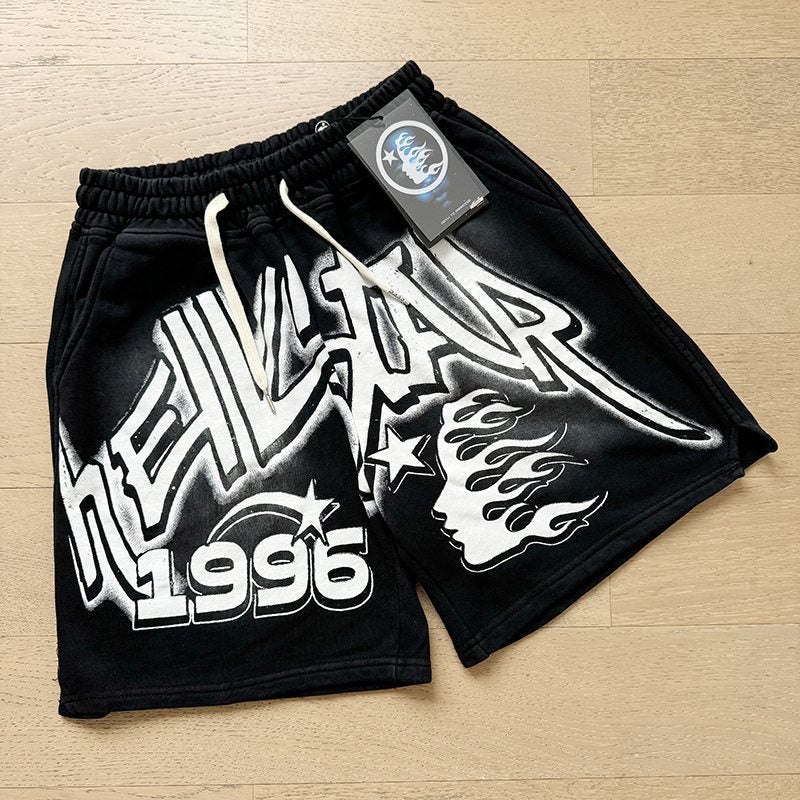 Hellstar 1996 Graphic T-Shirt & Shorts Set — front