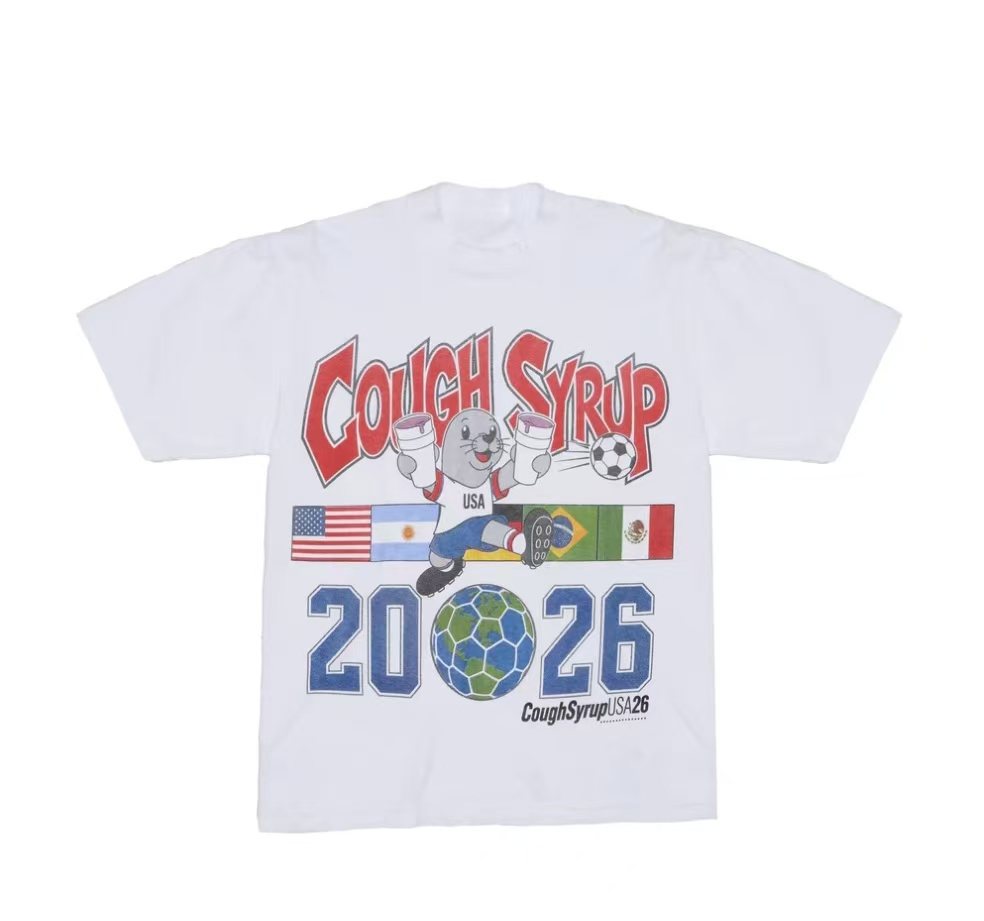 THAT'S A AWFUL LOT OF COUGH SYRUP Soccer Graphic T-Shirt — hero
