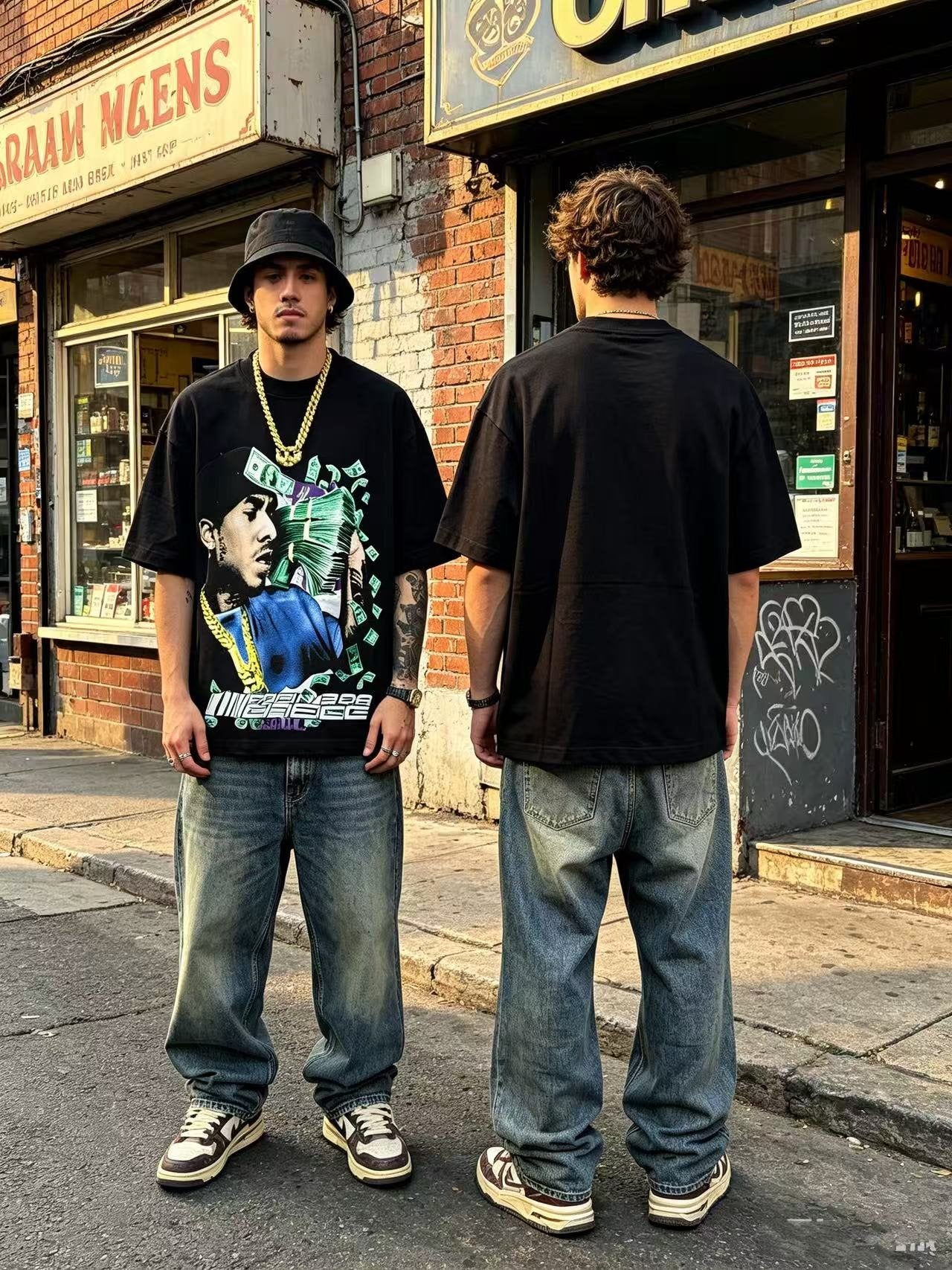 ASAALL Portrait Cash Short-Sleeve T-Shirt — context