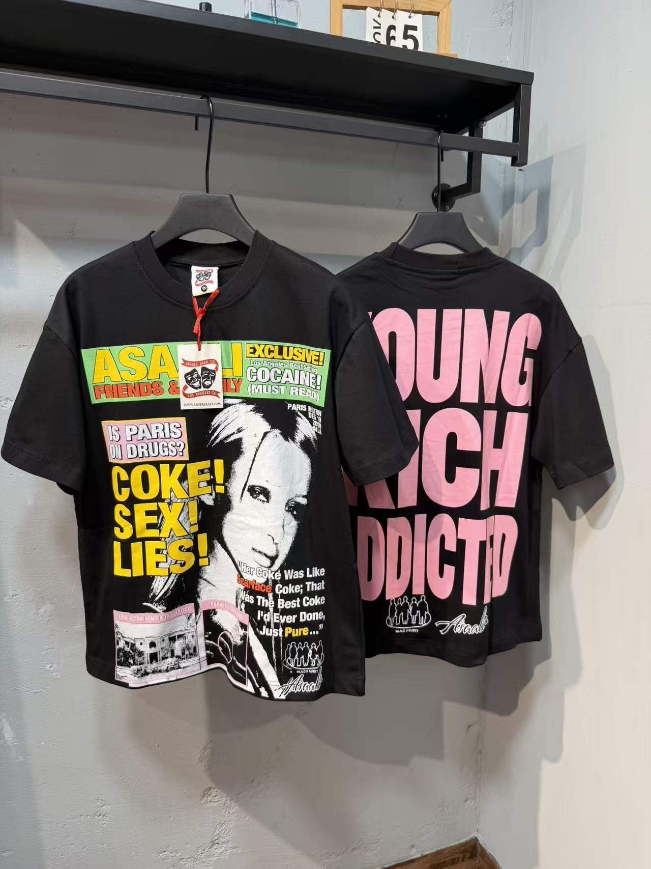 ASAALL Magazine Graphic Short-Sleeve T-Shirt — context