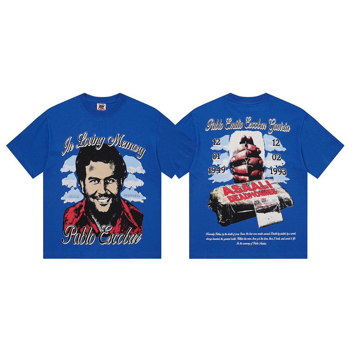 ASAALL Portrait Memorial Graphic T-Shirt — front
