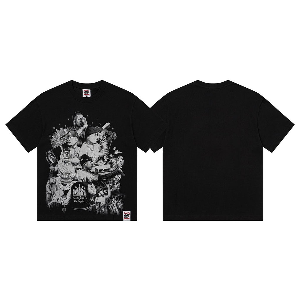 ASAALL Los Angeles Graphic T-Shirt — front