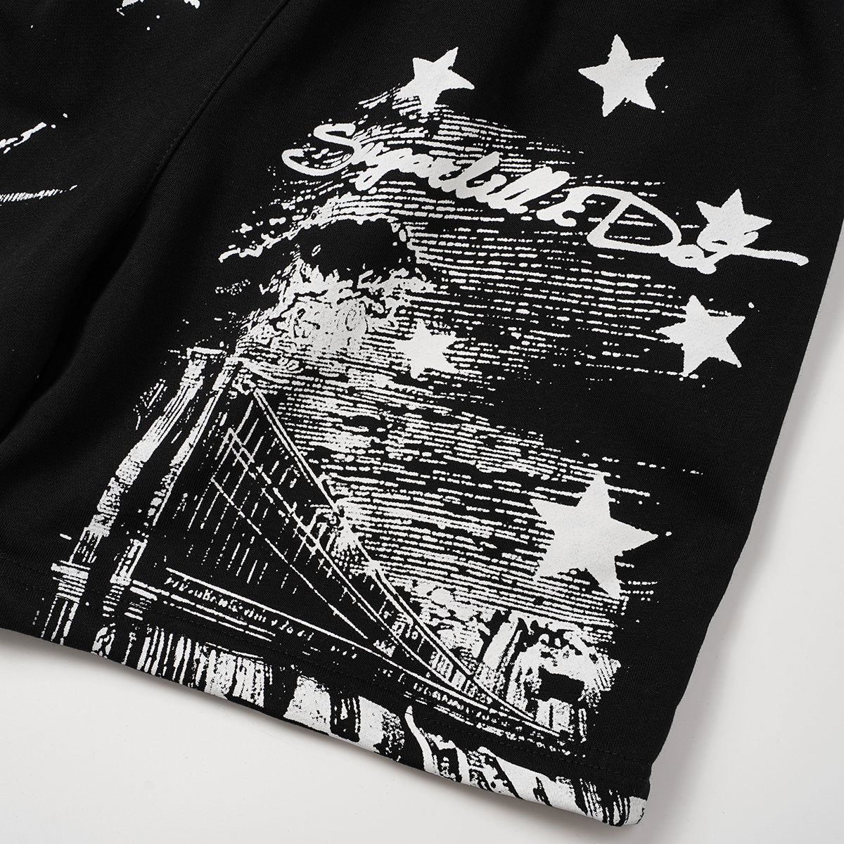 ASAALL New York Star Graphic Shorts — detail