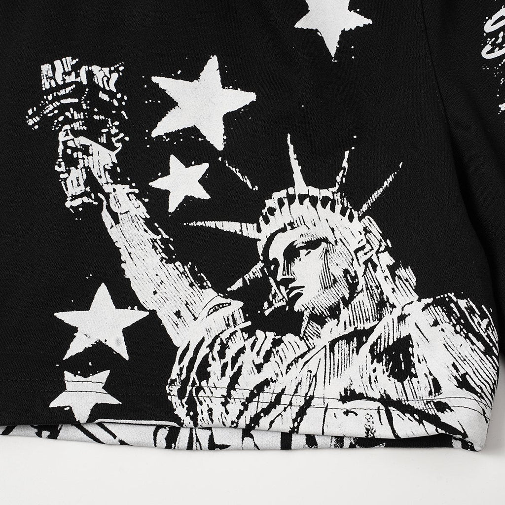 ASAALL New York Star Graphic Shorts — detail