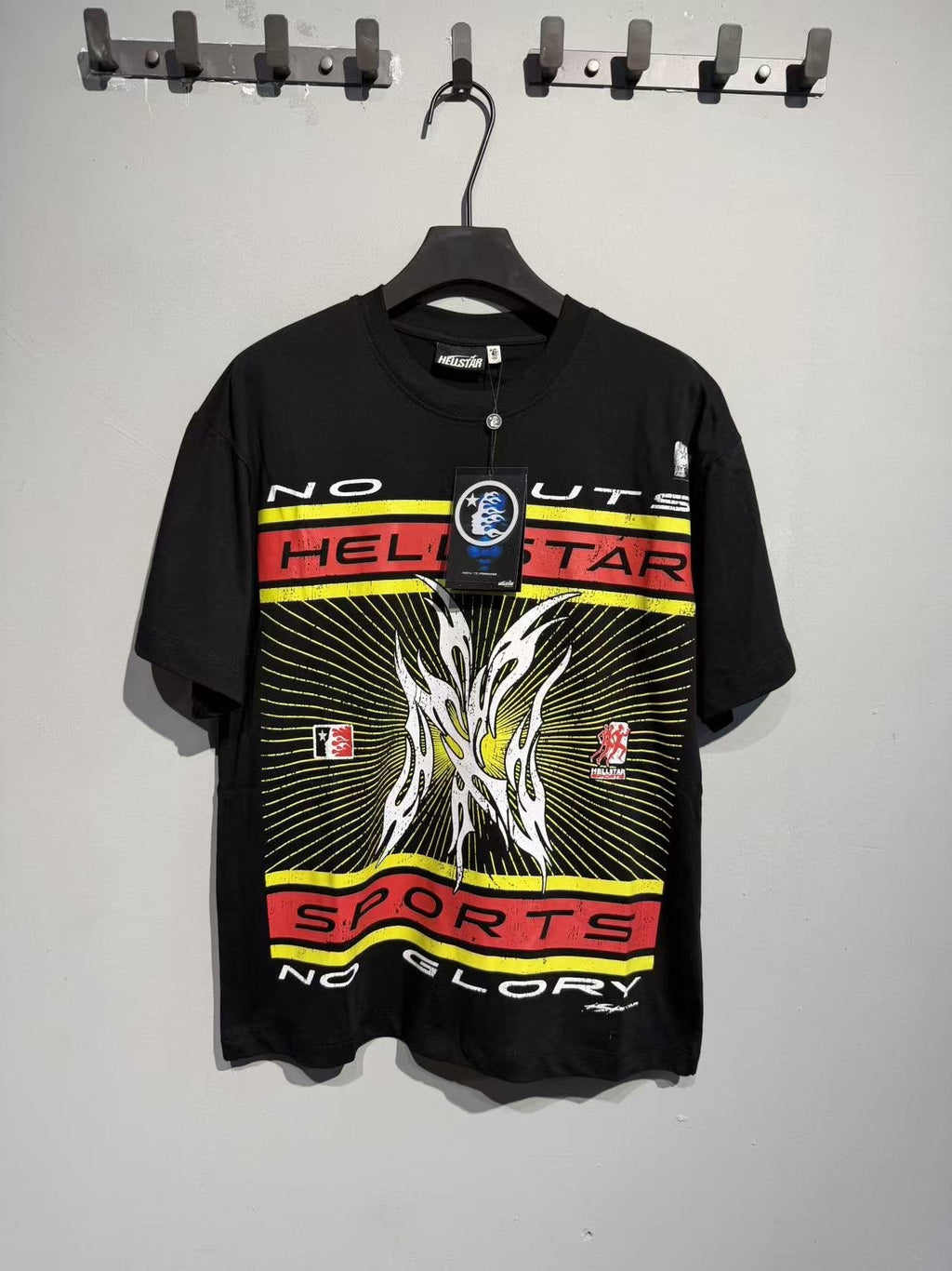 Hellstar No Guts No Glory Sports Graphic T-Shirt — front