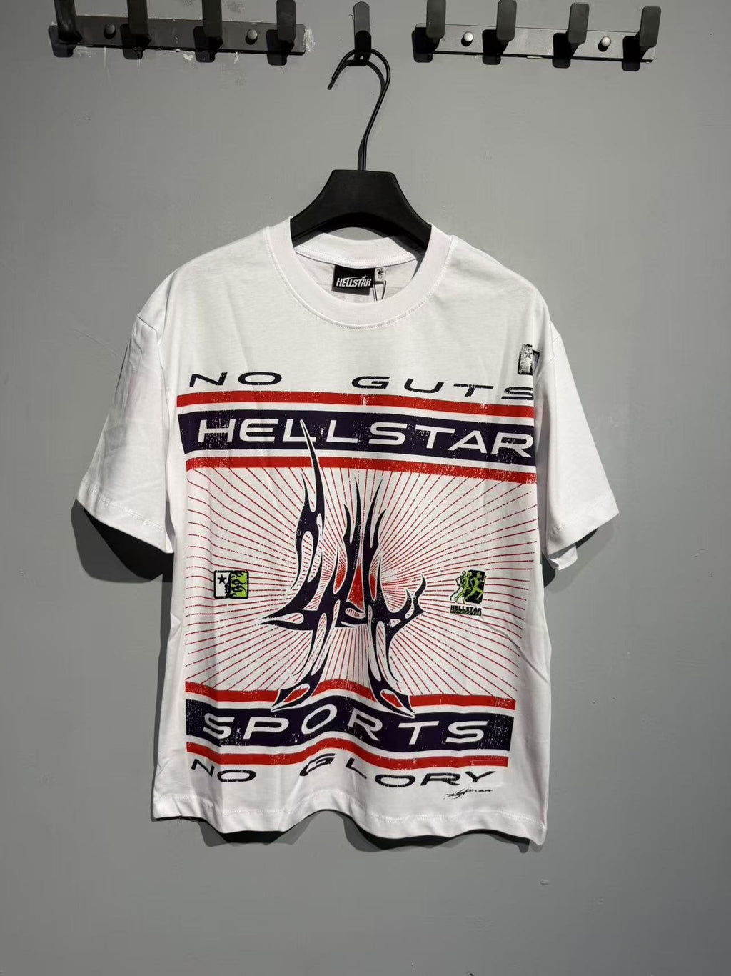 Hellstar No Guts No Glory Sports Graphic T-Shirt — front