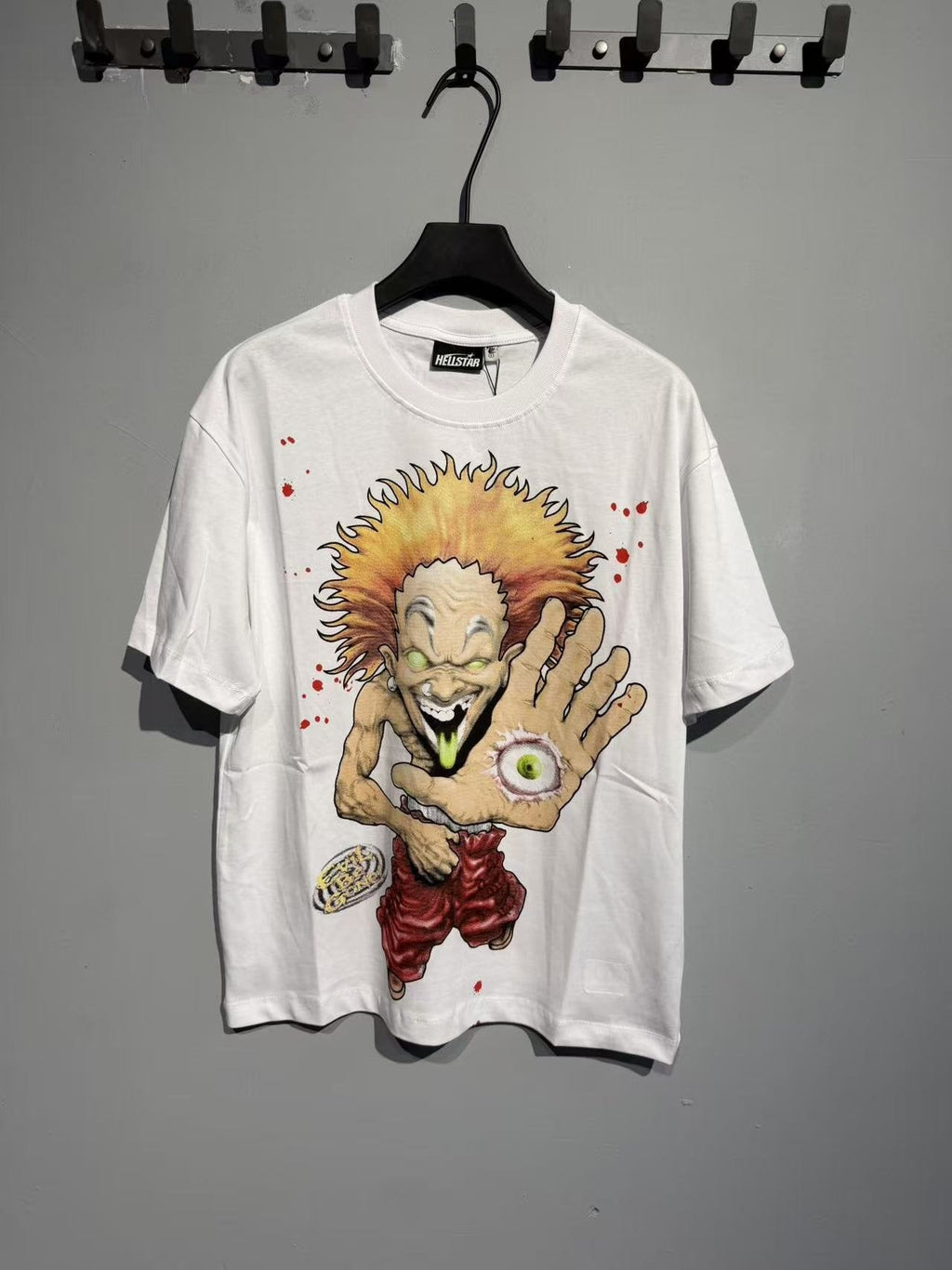 Hellstar Evil Be Gone Clown Graphic T-Shirt — front