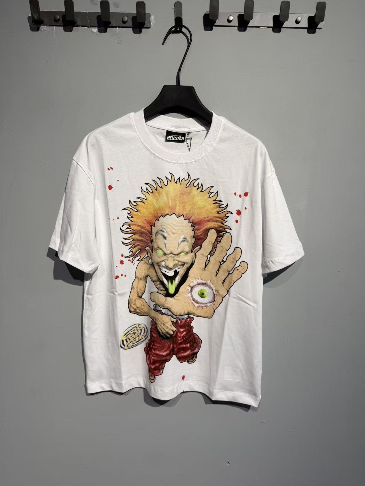 Hellstar Evil Be Gone Clown Graphic T-Shirt — front