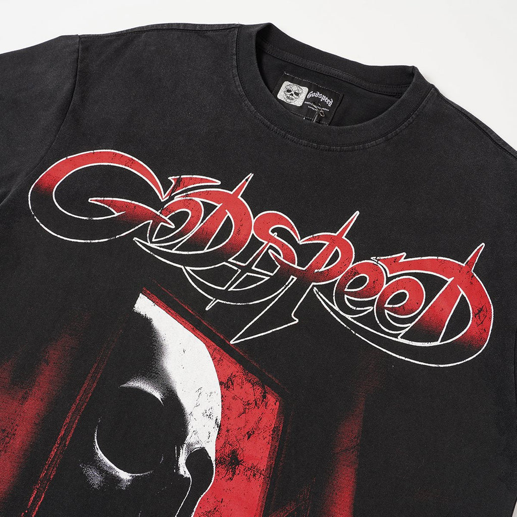 Godspeed Skull Graphic T-Shirt — detail