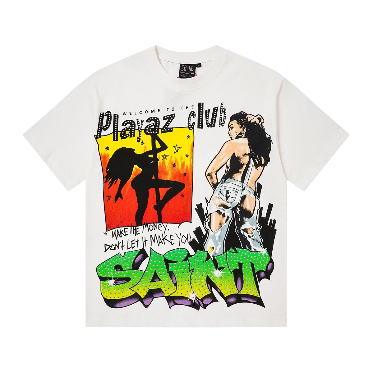 SAINT Playaz Club Graphic T-Shirt — hero