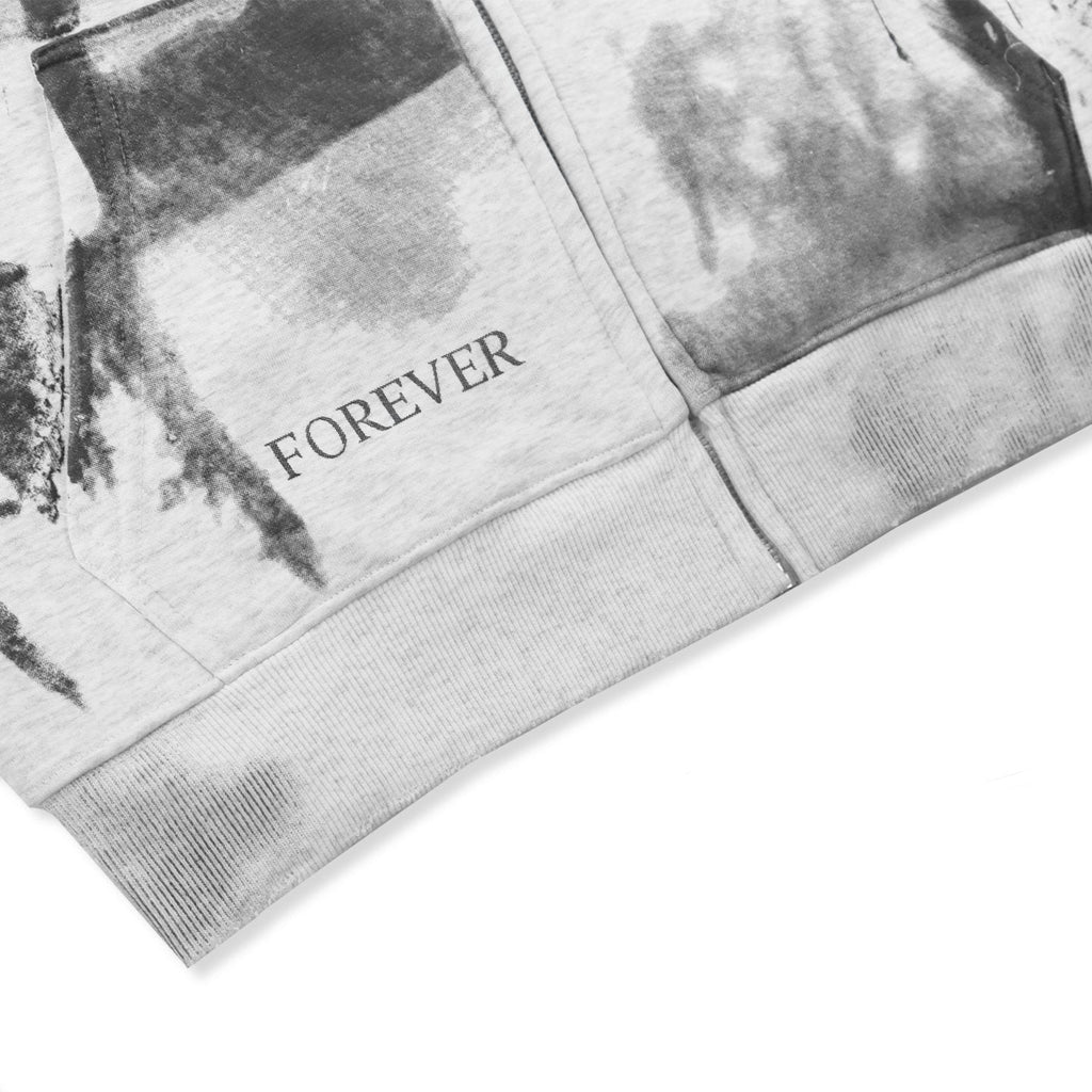 Valley Dreams Forever Leopard Panel Zip Hoodie — detail