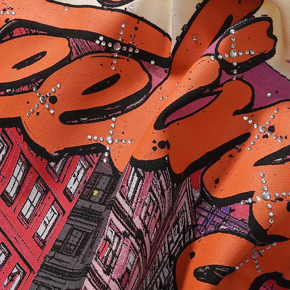 BKYS Revival Feelings Cropped Graphic T-Shirt — detail