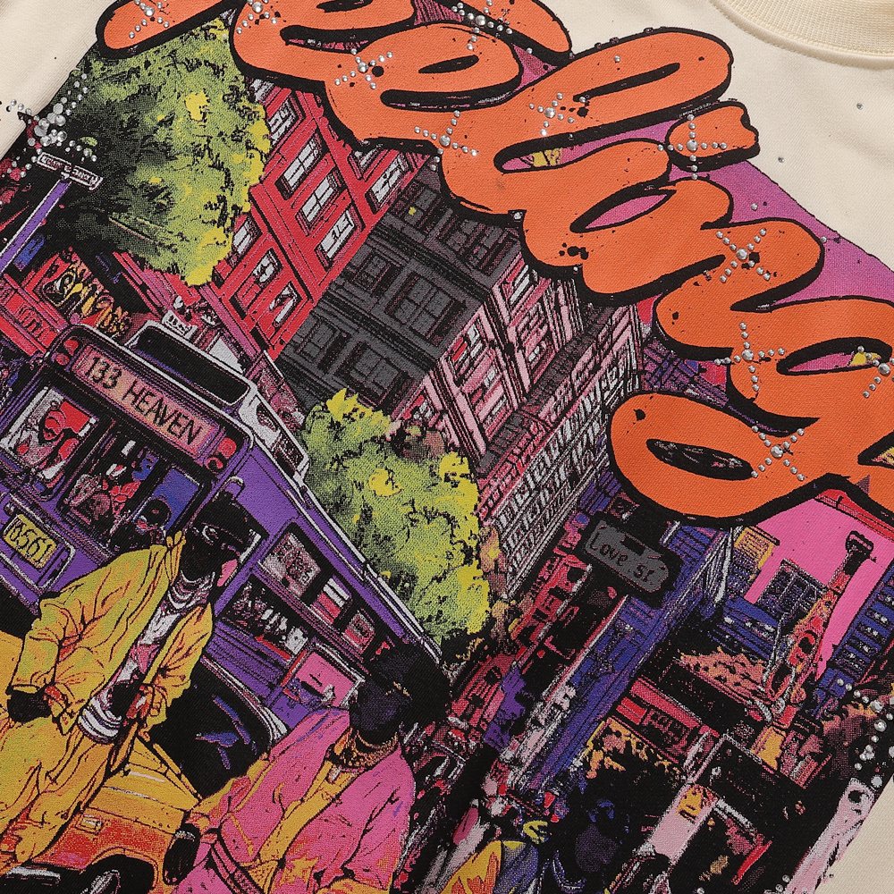 BKYS Revival Feelings Cropped Graphic T-Shirt — detail