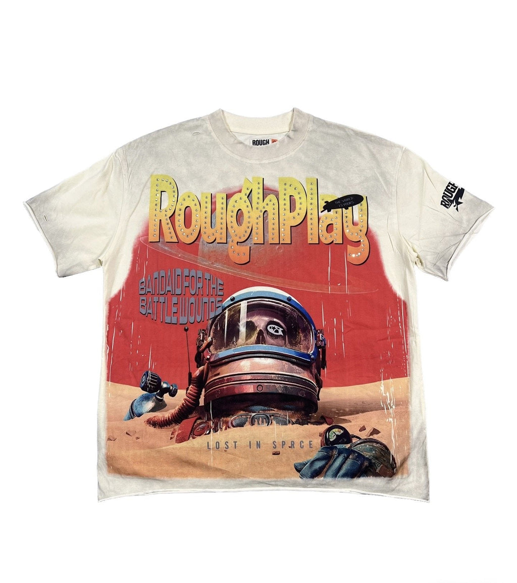 Rough Play Astronaut Graphic Short-Sleeve T-Shirt — hero