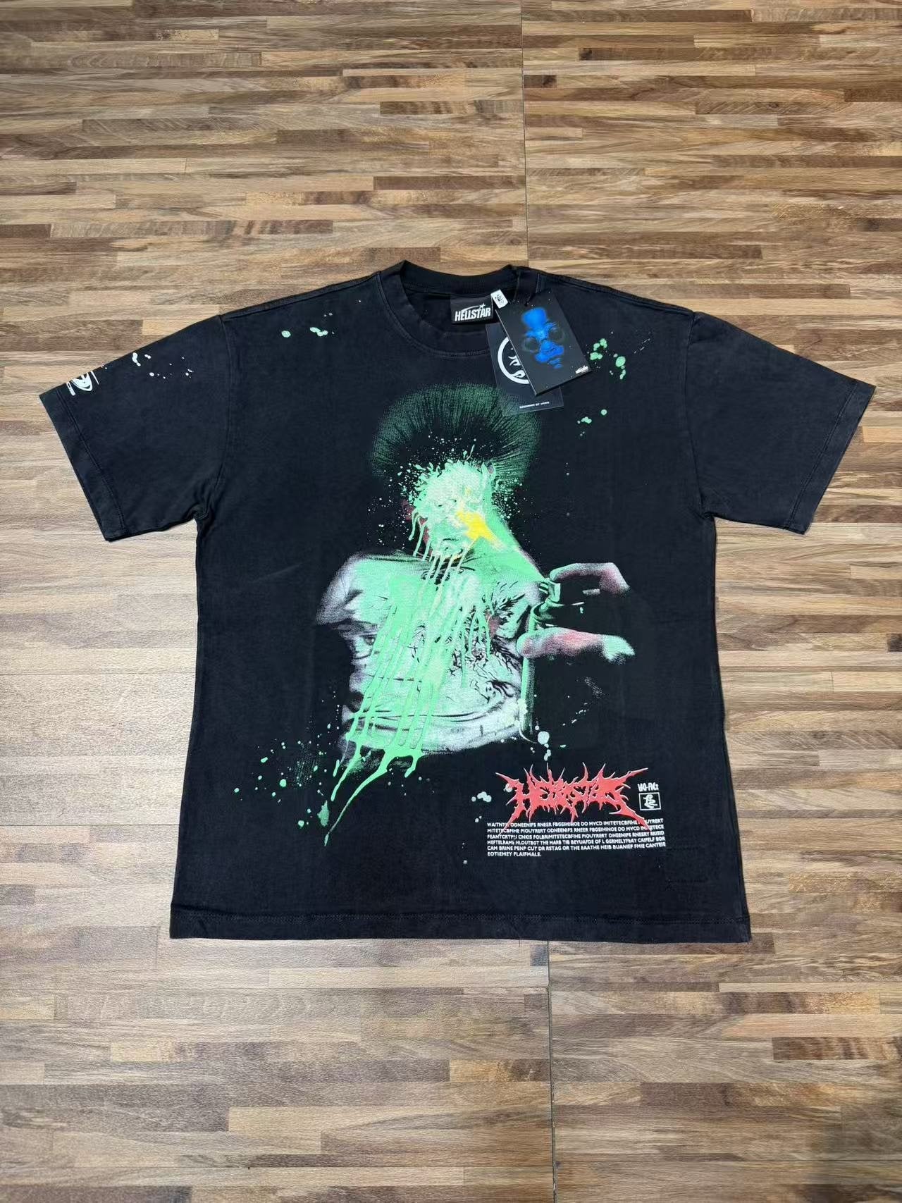 Hellstar Front and Back Graphic Short-Sleeve T-Shirt — front