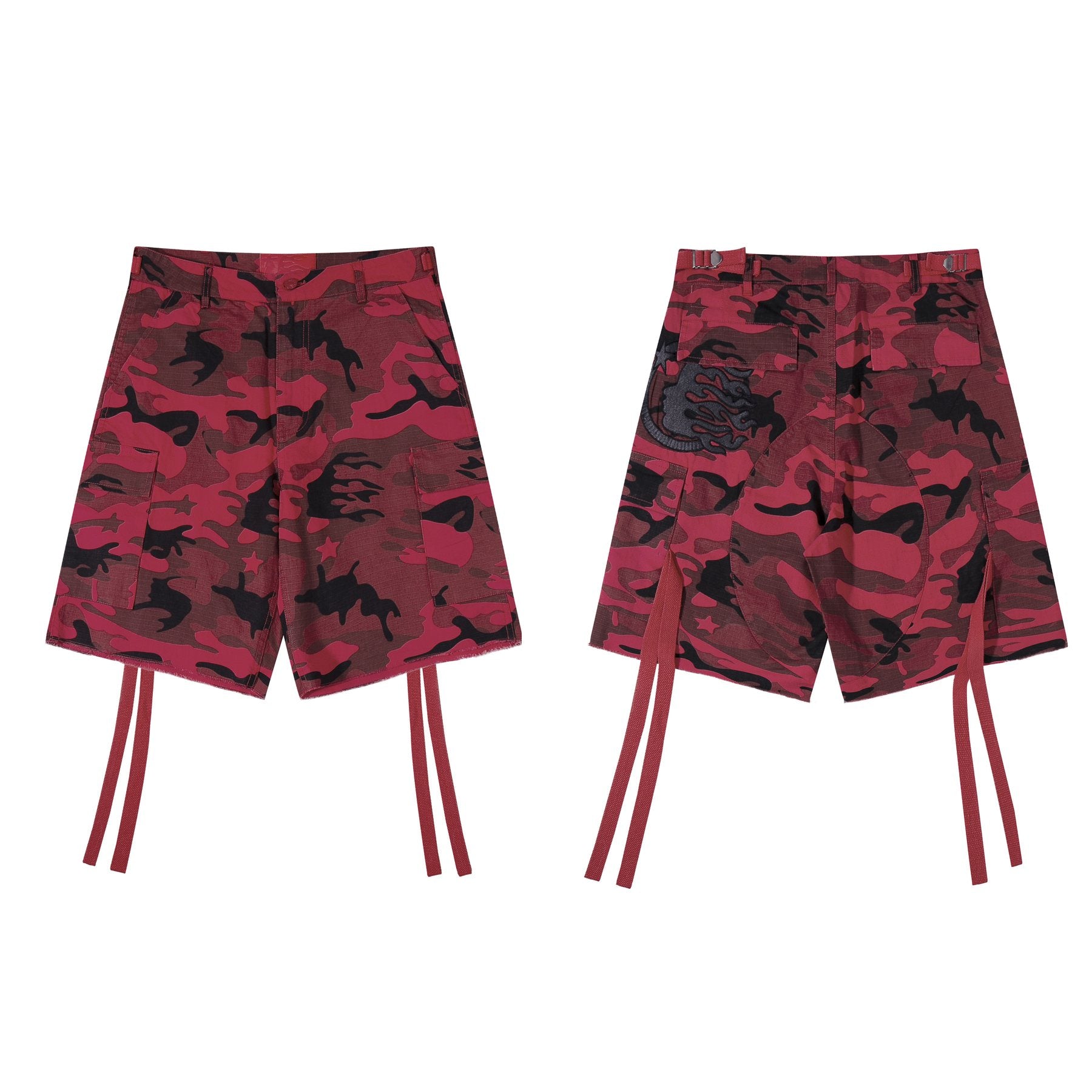 Hellstar Camo Cargo Shorts — front