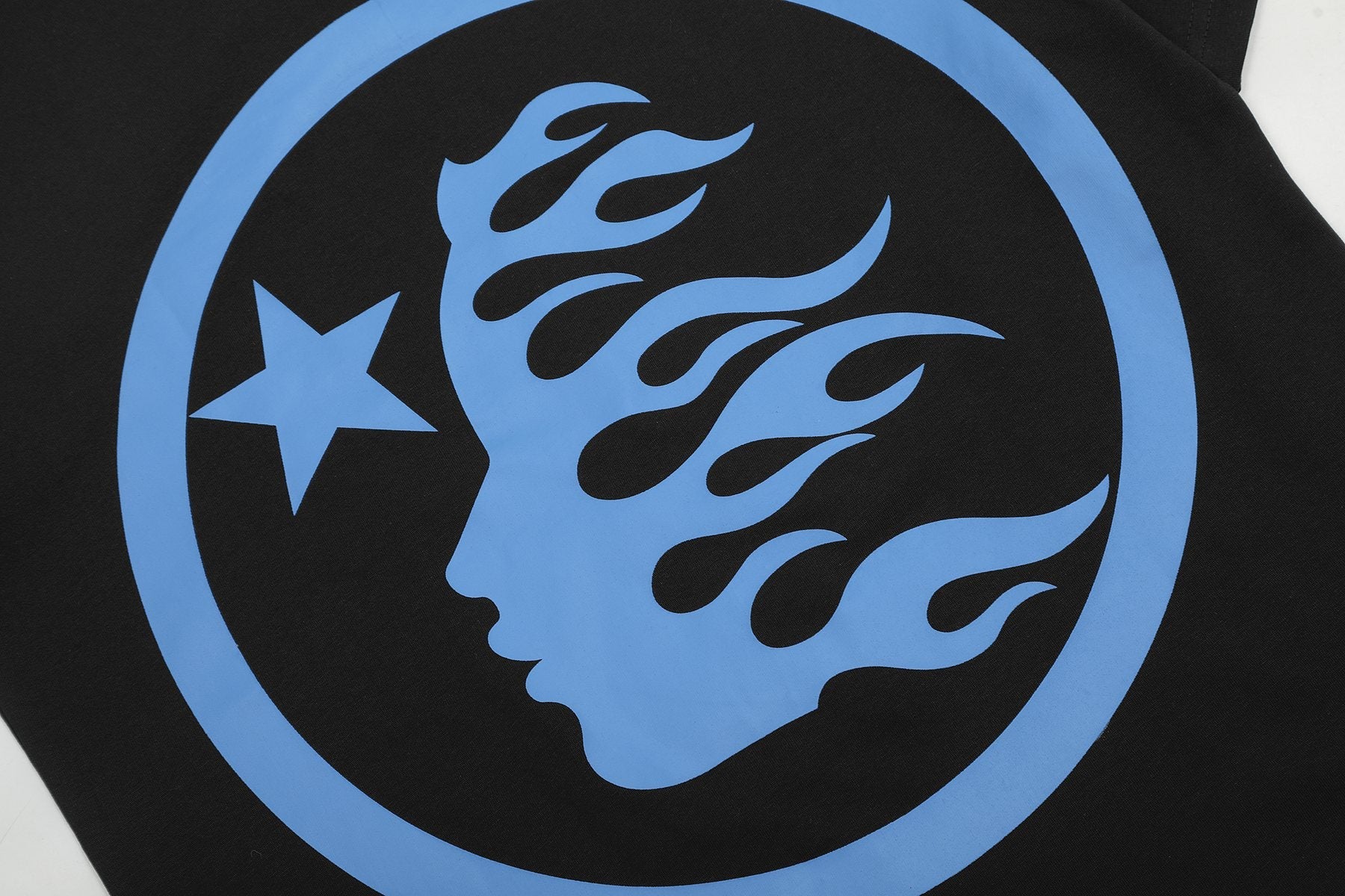 Hellstar Face Star Circle Graphic T-Shirt — detail