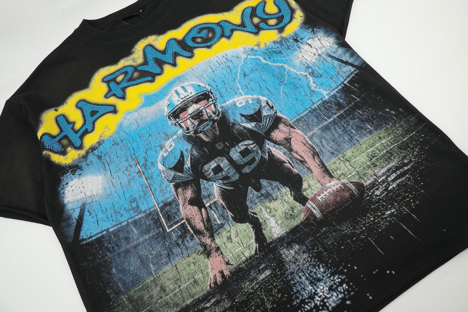 HARMONY Football Graphic T-Shirt — detail
