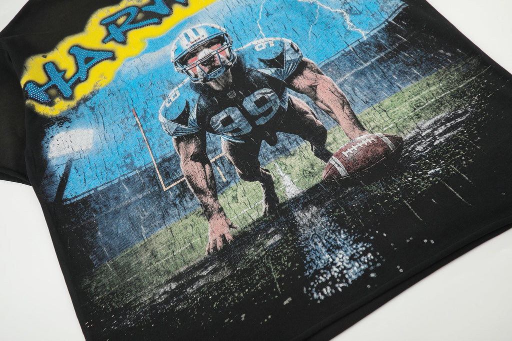 HARMONY Football Graphic T-Shirt — detail