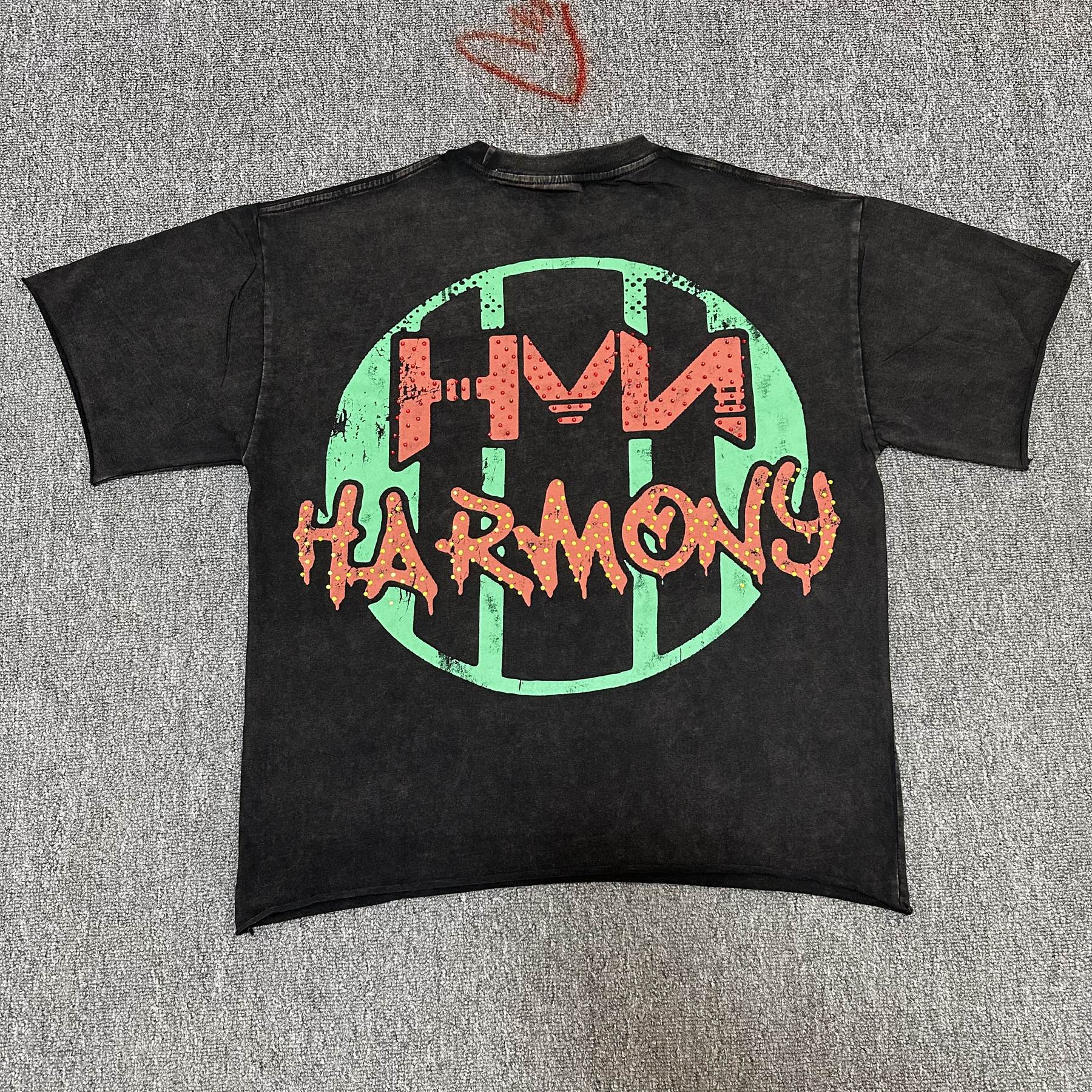 HARMONY HMA Circle Logo Black T-Shirt — hero