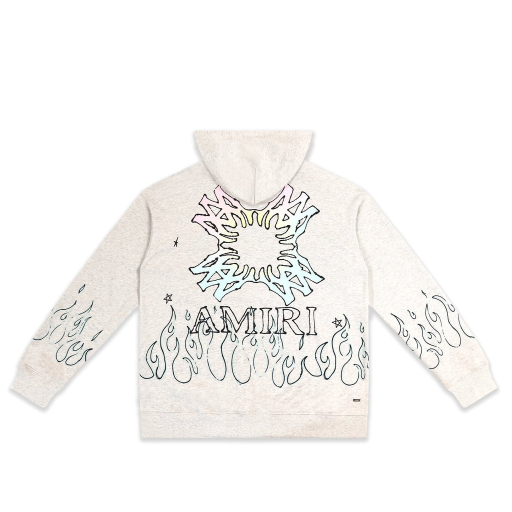 AMIRI Flame Cross Graphic Hoodie — back