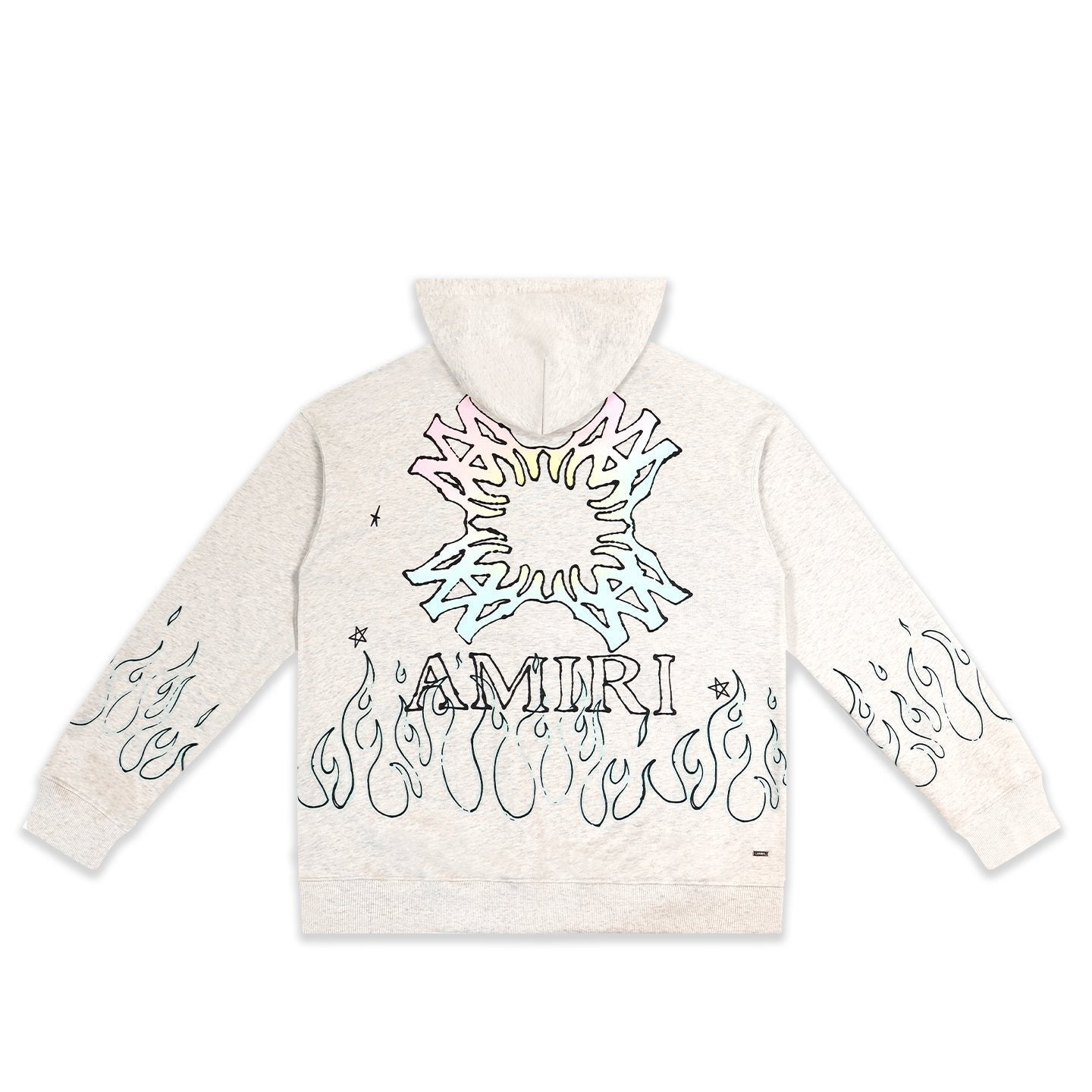 AMIRI Flame Cross Graphic Hoodie — back
