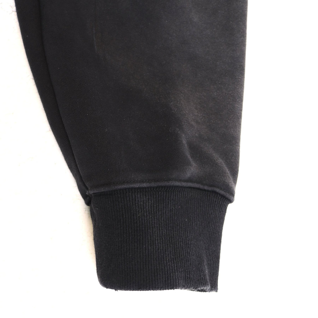 Valley Dreams Varsity Crest Washed Black Zip Hoodie — detail