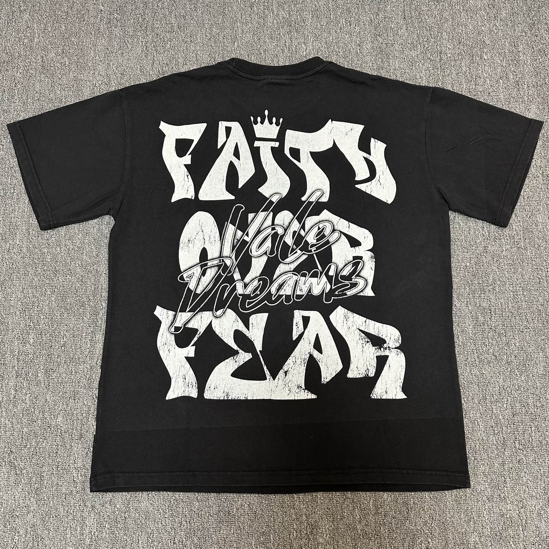 VALE USA Skull & Roses Rhinestone Short-Sleeve T-Shirt — back