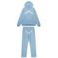 Sp5der Rhinestone Hoodie & Pants Matching Set — hero