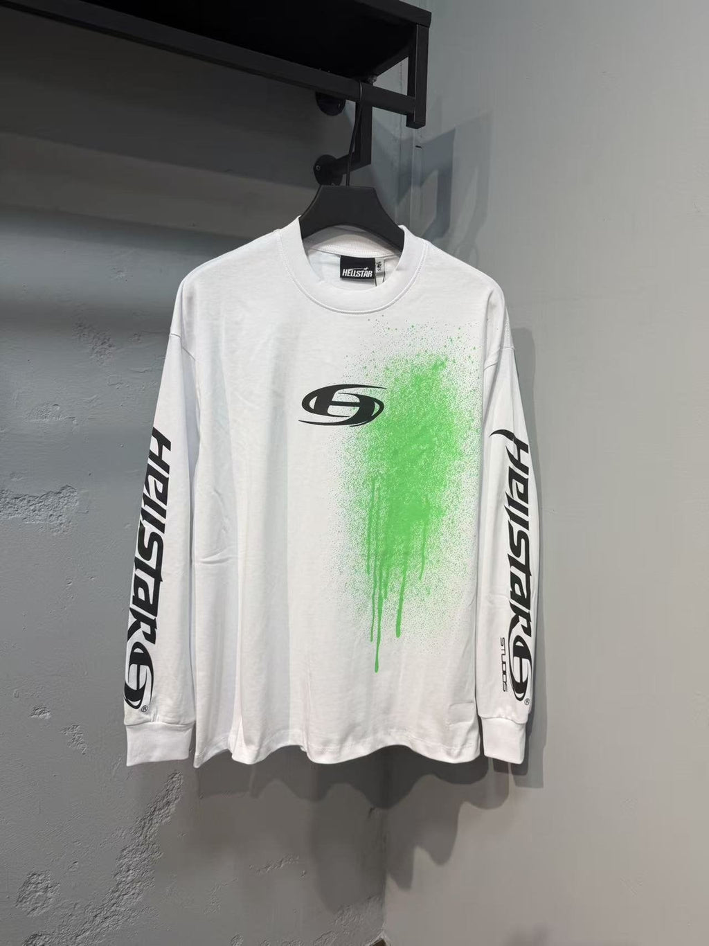Hellstar Paint-Drip Graphic Long-Sleeve T-Shirt — hero