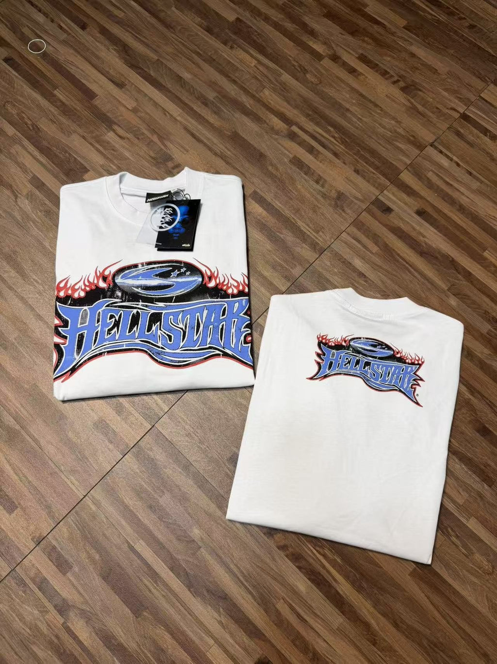 Hellstar Flame Graphic Long-Sleeve T-Shirt — detail