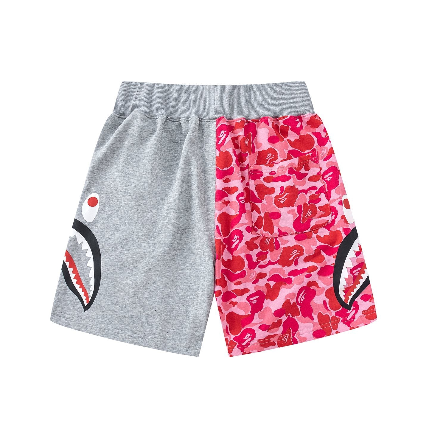 BAPE Shark Eye Graphic Sweat Shorts — front