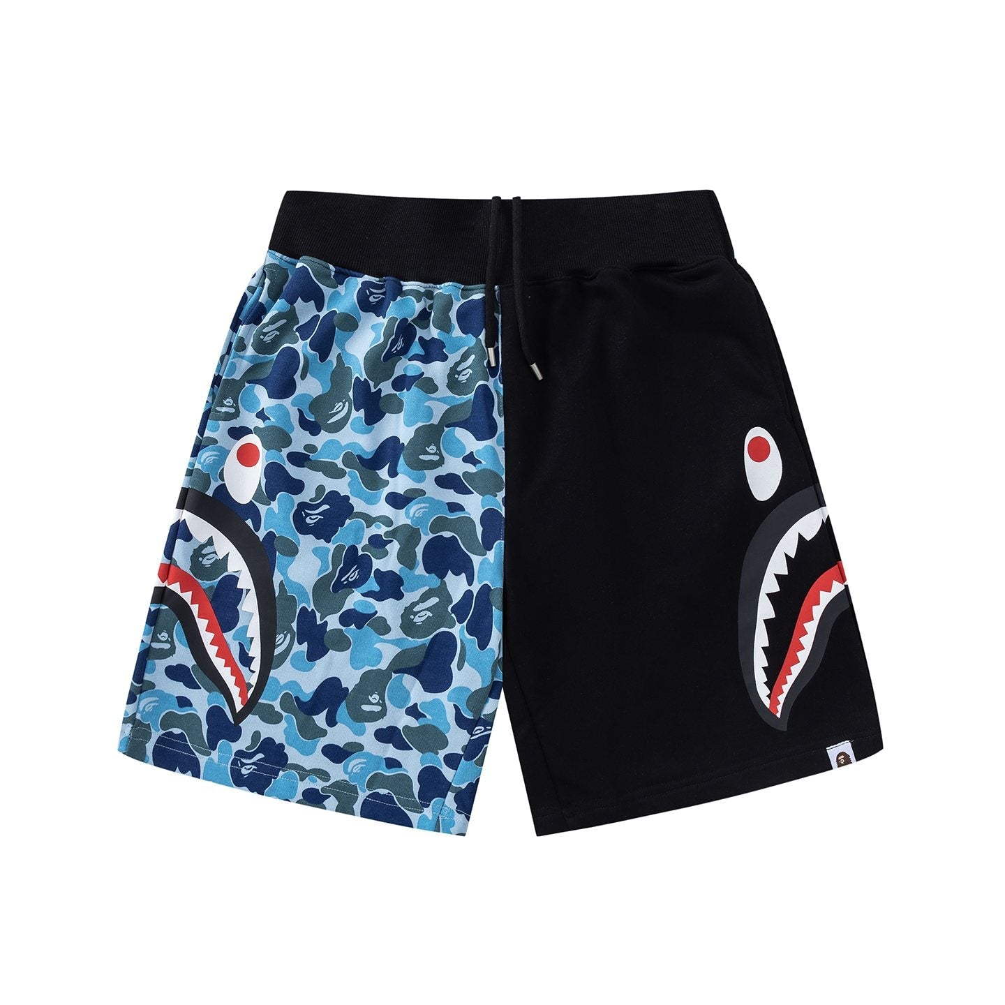 BAPE Shark Eye Graphic Sweat Shorts — front